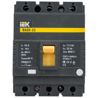 Автоматический выключатель IEK ВА88-33 3Р 125А 35кА SVA20-3-0125
