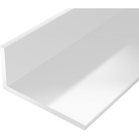 Угловой профиль ALBERTS ПВХ, белый, 20x10x1,5х1000 мм усиленный 479220