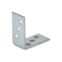 Перфорированный уголок ALBERTS оцинкованный, 40х40х20х2 мм 330156