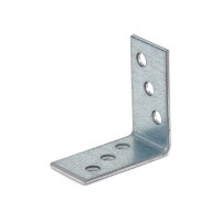 Перфорированный уголок ALBERTS оцинкованный, 40х40х20х2 мм 330156