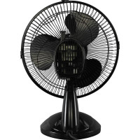 Бытовой настольный вентилятор RIX RDF-2200B, цвет черный, 25Вт 47458