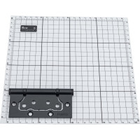 Универсальная петля без врезки PUNTO 200-2B 100x2,5 BL черный, 2 шт. 43133