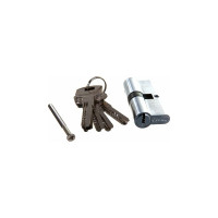 Цилиндровый механизм Fuaro 200 ZA 90 мм /35+10+45/ CP хром, 5 кл. 42719
