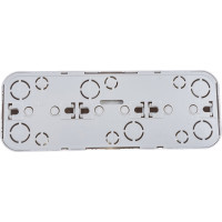 Розетка Bylectrica 3-местная ОУ с заз.конт., серия ВАРИАНТ, белый, РА16-0162