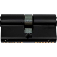 Цилиндровый механизм Fuaro D-PRO500/60 mm /25+10+25/ BL черный, 5 кл. 42509