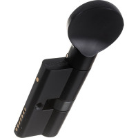 Цилиндровый механизм Fuaro D-PRO502/60 mm /25+10+25/ BL черный, 5 кл. 42511