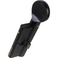 Цилиндровый механизм Fuaro D-PRO502/70 mm /30+10+30/ BL чёрный, 5 кл. 42603