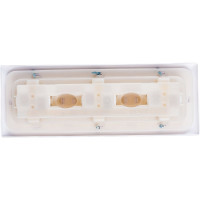 Розетка Bylectrica 3-местная СУ с заз.конт. на шинах, серия СТИЛЬ, белый, РС16-354