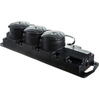 Штепсельная розетка Bylectrica 3-местная с заз.конт. переносная каучук IP44, Р16-381