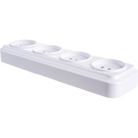 Розетка Bylectrica 4-местная ОУ, серия ВАРИАНТ, белый, РА16-0181