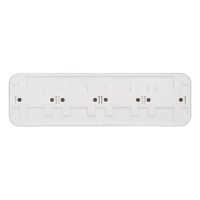 Розетка Bylectrica 4-местная ОУ, серия ПРАЛЕСКА, белый, РА16-264