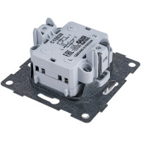 Механизм выключателя GUSI ELECTRIC 2 клавиши, индикатор СУ, 10А, 250В, жемчуг С10В28-028