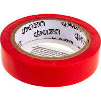 ПВХ-изолента ФАZА 15 мм х 10 м, красная 5013186
