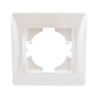 Рамка GUSI ELECTRIC 1-местная, цвет жемчуг С1110-028