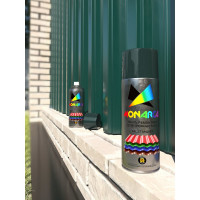 Аэрозольная эмаль для профнастила MONARCA RAL6005 зеленый мох 76005