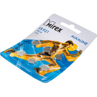 Батарея Mirex, щелочная AG6 / LR921 1,5V 6 шт ecopack 23702-LR921-E6