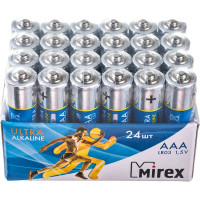 Батарея Mirex, щелочная LR03 / AAA 1,5V 24 шт showbox 23702-LR03-B24