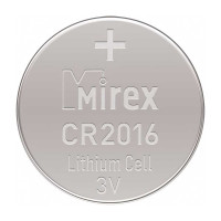 Батарея Mirex, литиевая CR2016 3V 2 шт ecopack 23702-CR2016-E2