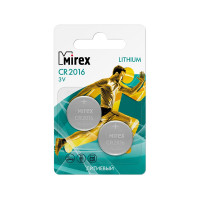 Батарея Mirex, литиевая CR2016 3V 2 шт ecopack 23702-CR2016-E2
