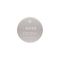 Батарея Mirex, литиевая CR2032 3V 2 шт ecopack 23702-CR2032-E2