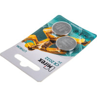 Батарея Mirex, литиевая CR2032 3V 2 шт ecopack 23702-CR2032-E2