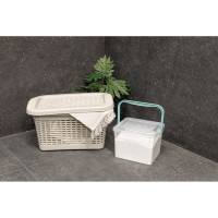 Ведро для стирального порошка Econova 235х210х162 мм бесцветный 431226301