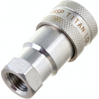 Соединение быстроразъемное серия А ISO 7241-A (1/4; розетка; нержавеющая сталь 304) TITAN LOCK TL2AF-S