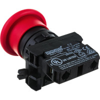Кнопка Emas Грибок без фиксации красная CP200MK