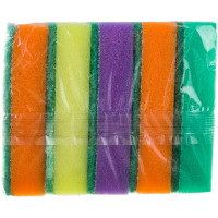 Губки для посуды EUROHOUSE Универсал большие 11,6х7,0х3,1 см 5 шт 9070