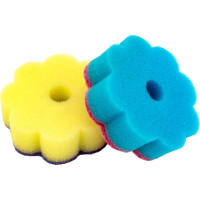 Губка для посуды EUROHOUSE Флора 2 шт 13935