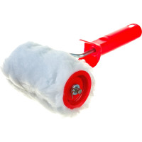 Малярный валик РемоКолор с рукояткой Меховой, ось 6мм, D48мм, 100мм, 04-2-003