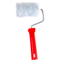 Малярный валик РемоКолор с рукояткой Меховой, ось 6мм, D48мм, 100мм, 04-2-003