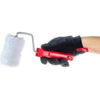 Малярный валик РемоКолор с рукояткой Меховой, ось 6мм, D48мм, 100мм, 04-2-003