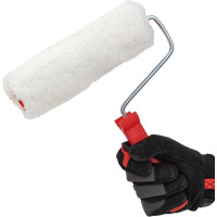 Малярный валик РемоКолор с рукояткой Ягнёнок, ось 6мм, D48мм, 200мм, 04-2-420