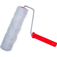 Малярный валик РемоКолор с рукояткой Меховой, ось 6мм, D48мм, 250мм, 04-2-002