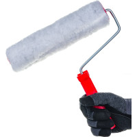 Малярный валик РемоКолор с рукояткой Меховой, ось 6мм, D48мм, 250мм, 04-2-002