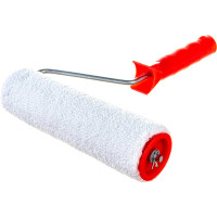 Малярный валик РемоКолор с рукояткой Велюр, ось 6мм, D48мм, 200мм, 04-2-305