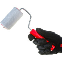 Малярный валик РемоКолор с рукояткой Велюр, ось 6мм, D48мм, 100мм, 04-2-303