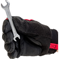 Гаечный ключ Ремоколор рожковый, хромированный, 8х9мм, 43-3-708