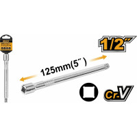 Удлинитель INDUSTRIAL (1/2; 125 мм) для воротка INGCO HEB12051