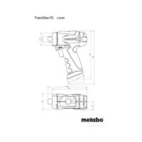 Аккумуляторная дрель-шуруповерт Metabo PowerMaxx BS 12 В, 2х2.0, LC12, патрон, кейс 600984500