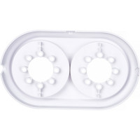 Рамка 2-местная Bylectrica, серия РЕТРО ЮЛИГ.735212.471, белый