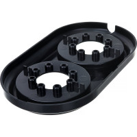 Рамка 2-местная Bylectrica, серия РЕТРО ЮЛИГ.735212.471, черный