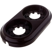 Рамка 2-местная Bylectrica, серия РЕТРО ЮЛИГ.735212.471, шоколад