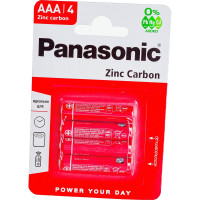Батарейка Panasonic R03 Zinc Carbon BL4 182