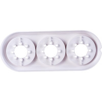 Рамка 3-местная Bylectrica, серия РЕТРО ЮЛИГ.735212.472, белый