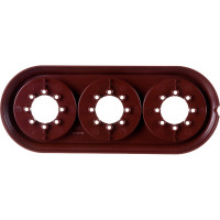 3-местная рамка Bylectrica серия РЕТРО коричневый, ЮЛИГ.735212.472