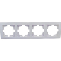 4-местная рамка Bylectrica серия УЮТ, без декоративной вставки, белый ЮЛИГ.735212.282