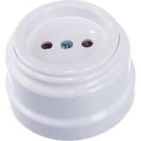 Розетка Bylectrica РА16-0201 1-местная б.з 16А ОУ, серия РЕТРО