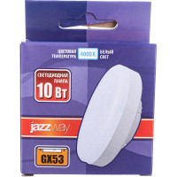 Светодиодная лампа Jazzway PLED-GX53 10Вт 4000К нейтральный белый GX53 820лм 230/50Гц 5032873